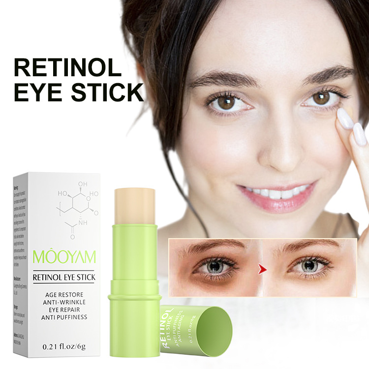 Retinol Eye Cream Stick Anti Wrinkle Stick Little Green Stick Cross border Anti Wrinkle Eye Cream Wrinkle Removal and Firming Eye Care Cream