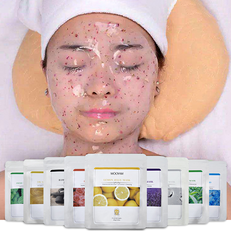 Jelly Crystal facial mask Powder Moisturizing and Repairing Rose Petal Soft Film Powder 100g Beauty Salon Bagged Jelly facial mask Powder