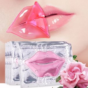 Pink Lip Mask Moisturizing Collagen Honey Gold Lip Mask Repairing Lip Lines Crystal Sleep Lip Mask