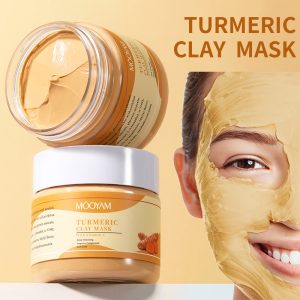 Blackhead removing turmeric mud mask MUD MASK pore cleaning and exfoliating cream facial mask mud